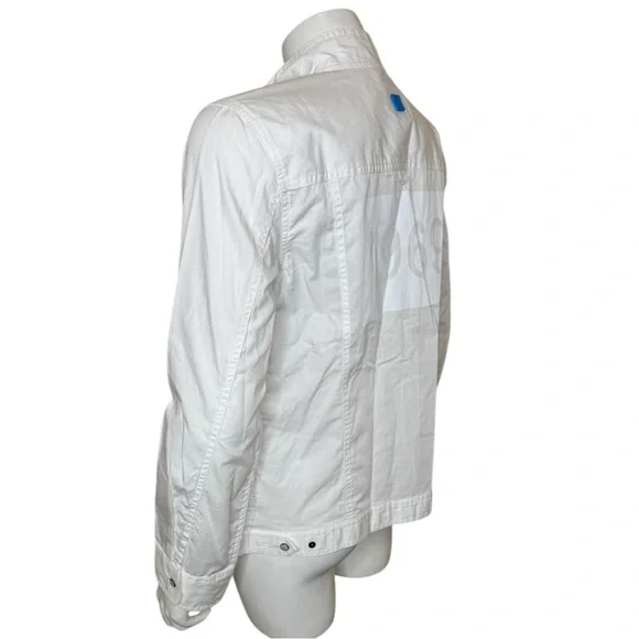 Gap x HFR Harlem’s Fashion Row Structured Shirt Jacket S Rich Fresh Snap White - Picture 10 of 13